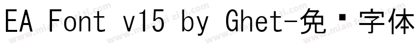 EA Font v15 by Ghet字体转换